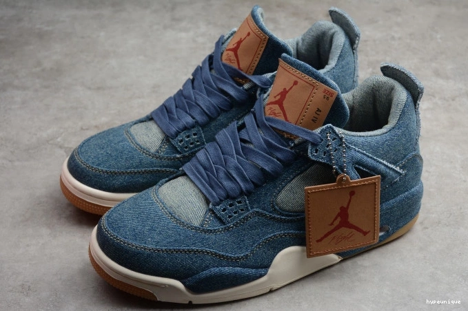 HYPE Jordan 4 AO2571-401 x Denim Air Nike Levi's 0801